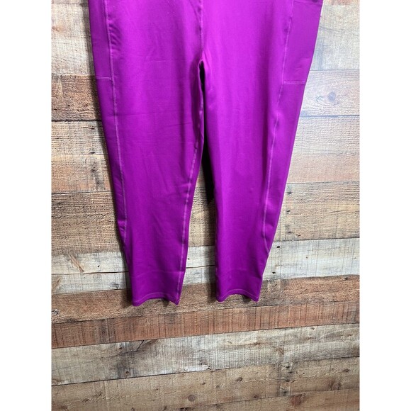 Skechers Leggings Women's GO Walk High Waisted 7/8 Magenta Size 2XL NEW - Picture 9 of 12